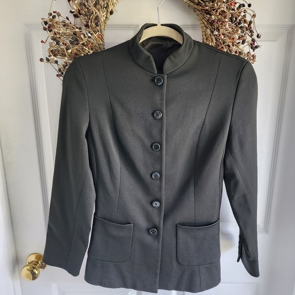 PRADA Women’s Vintage Blazer Black Size 40 - Picture 1 of 11